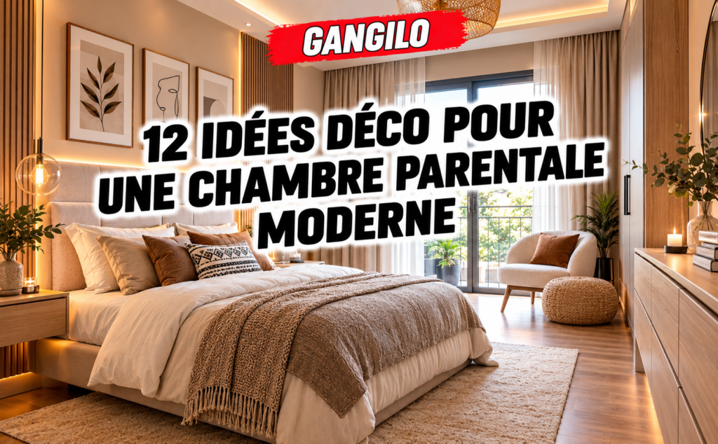 déco chambre parentale moderne