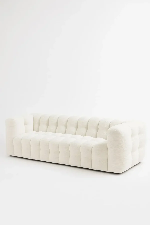 Canapé Lilo 3/4 Places Style Nuage – Beige Sable | Ultra Confort & Chic Moderne