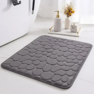 chakme – Tapis de douche absorbant et décoratif en mousse à mémoire de forme