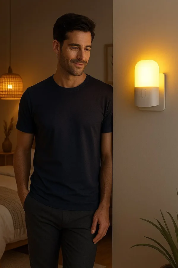 GRIFEMA veilleuses murales pour chambre, cuisine, couloir – 3 intensités réglables