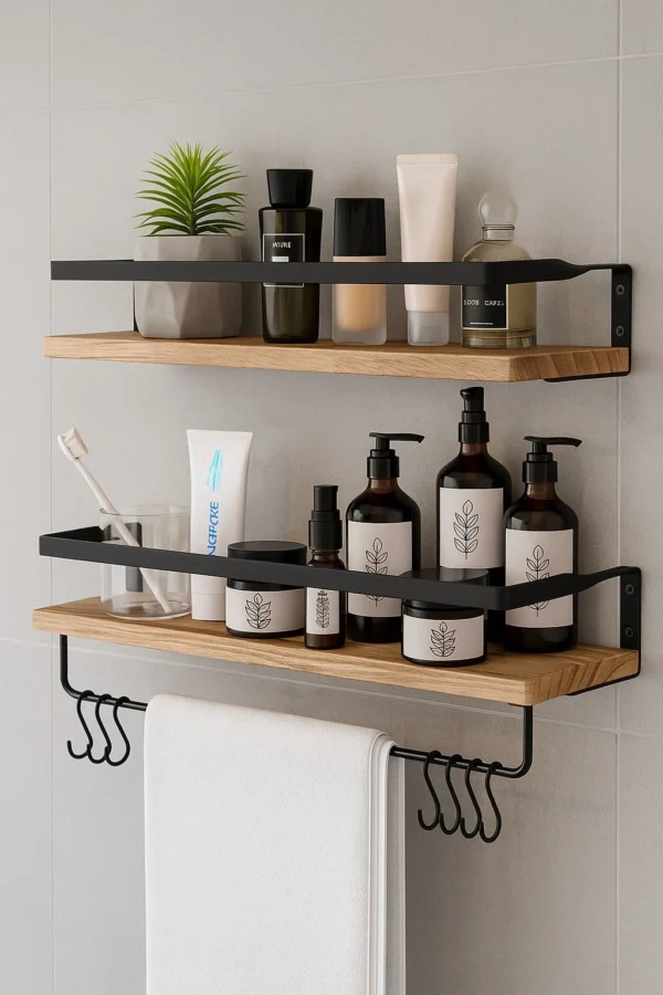 Uten – Étagères murales pratiques pour cuisine, salon, bureau ou salle de bain