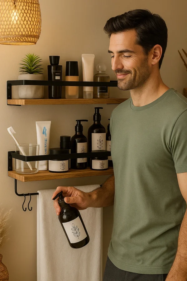 Uten – Étagères murales pratiques pour cuisine, salon, bureau ou salle de bain