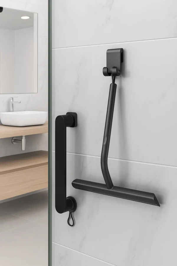 Vinabo – Raclette salle de bain sans traces pour porte vitrée, miroir, voiture